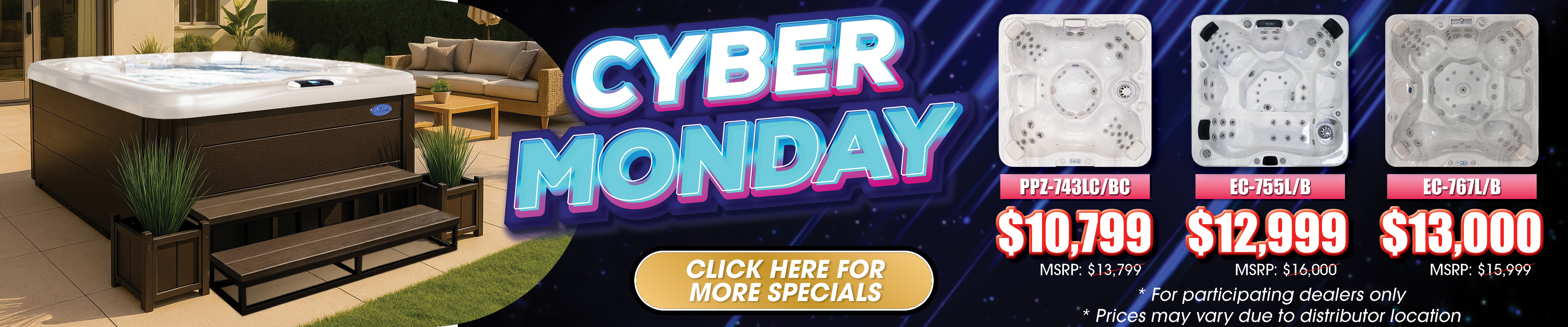 Calspas hot tub being used in a family setting - Quebec